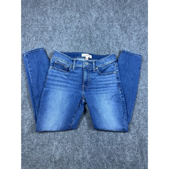Lucky Brand Jeans Women Blue Denim Skinny Mid Rise Size 4/27A - Picture 2 of 9